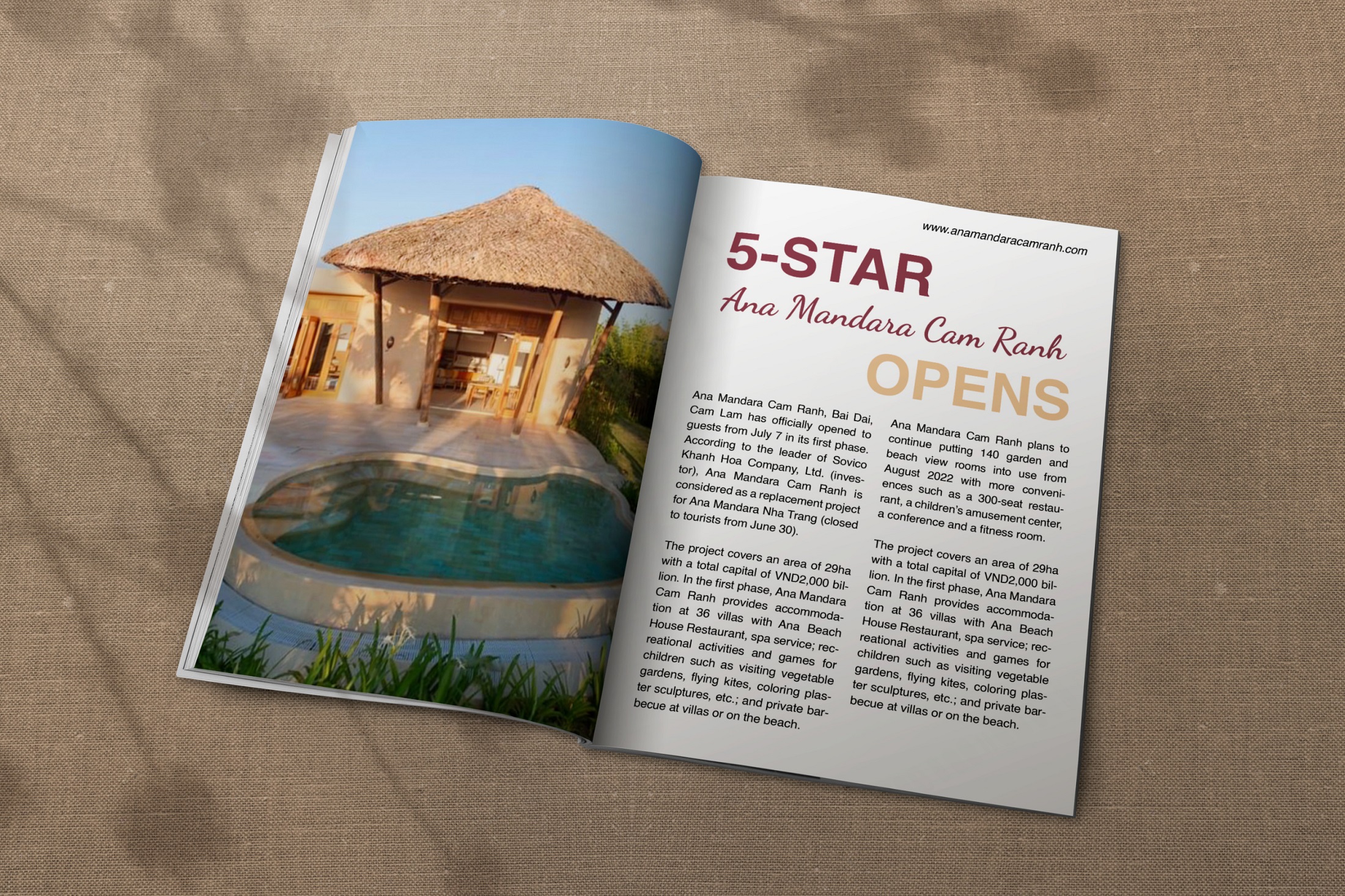 아나 만다라 깜라인: 베트남 지속가능 럭셔리 여행을 선도하는 그린 리조트